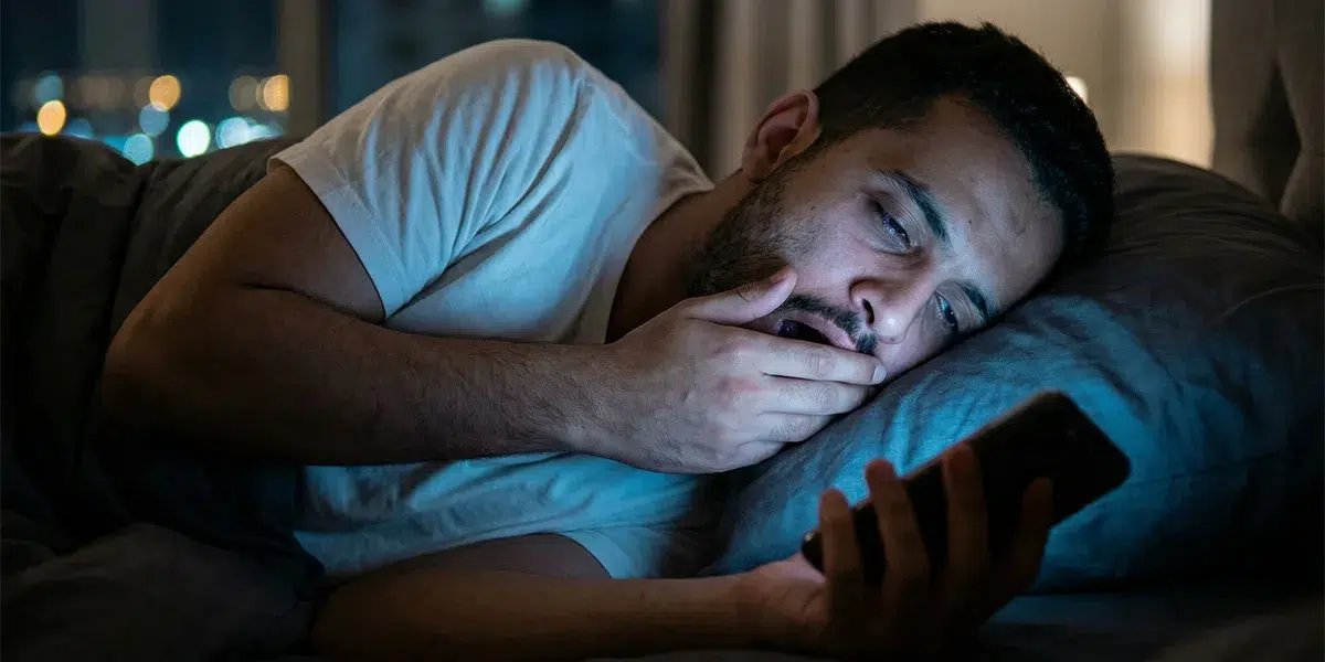 أثر الأجهزة الذكية والضوء الأزرق على النوم