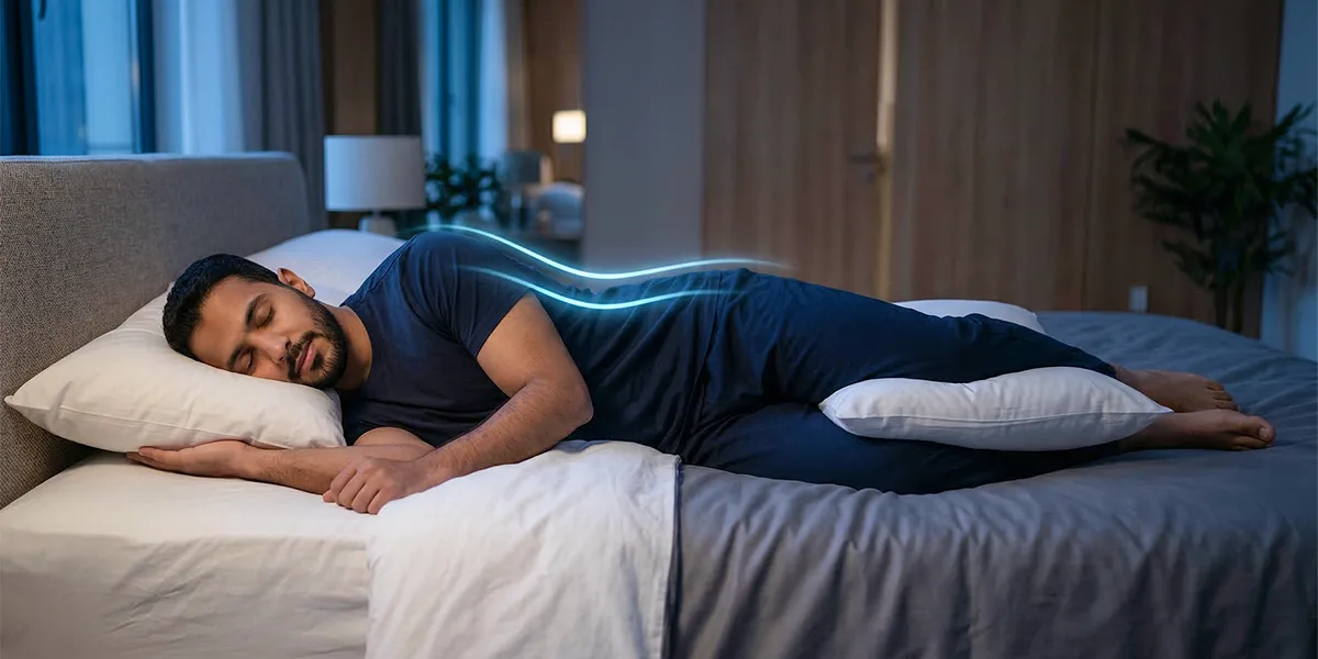 أفضل وضعيات النوم الصحيحة للعمود الفقري